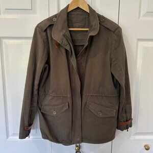 Men's Vintage Tan Lacoste Jacket, size medium